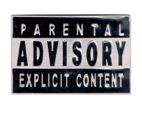 Parental Advisory buckle